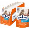 CLUB 4 PAWS vlhké krmivo pre mačky - Losos v želé 24x100 g + ZADARMO