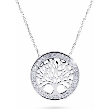 Cutie Jewellery Originálny náhrdelník z bieleho zlata strom života Z5021-40-10-X-2