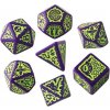 Sada kostek Pathfinder: Goblin Purple & green