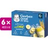 GERBER Ovesné mliečne vločky s banánom 6x2x200 ml