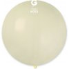 Svet balonku Guľatý pastelový balónik 80 cm slonová kosť