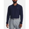 Pánske tričko Under Armour UA Performance 3.0 LS Polo Modrá XXL