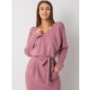 Rue Paris Dress RV-SK-6037.18X-Dark pink