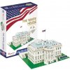 CubicFun 3D puzzle Biely dom 64 dielikov