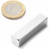 SOLLAU Neodymový magnet hranol 40x10x10 mm, N42, ponikelovaný