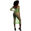 Bodystocking Ouch Long Sleeve Crop Top and Long Skirt veľ. univerzálny zelený