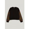 MIKINA KARL LAGERFELD LACE SWEATSHIRT BLACK