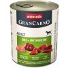 ANIMONDA GranCarno Adult hovädzie a kačacie srdce 800g