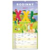 NOTIQUE Nástenný Rodinný plánovací XXL 33 x 64 cm 2027