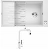 Blanco ELON XL 8 S biela + excentrické ovládanie + Blanco MILI biela 523107