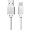 TB Touch USB - USB-C kabel, 2m, stříbrný AKTBXKUCSBA200V