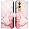 VSETKONAMOBIL 83634 ART MARBLE Peňaženkový kryt pre OnePlus Nord CE 4 Lite 5G ROSE GOLD
