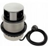 Design light Výsuvná elektrická zásuvka TETRABOX 4x 230V / Hliník