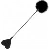 Darkness Feather Crop. Black 50cm