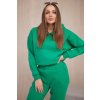 Fashionweek zateplený komplet,športová tepláková súprava K68816 zelená