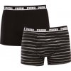 Puma HERITAGE STRIPE BOXER 2P čierne 907838-05