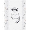 Ceba Baby podložka se zvednutými okraji měkká Raccoon 50 x 70