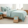 Áčko damašek obliečky Svetlo modrá 2x70x90 2x140x200