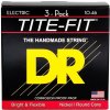 DR Strings MT-10 Tite Fit 3-Pack Struny pre elektrickú gitaru