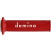 gripy A010 (road) délka 120/125 mm, DOMINO (červeno-černé) M018-371