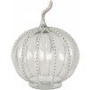 Clayre & Eef Transparentná sklenená tekvica Pumpkin s korálkami M - Ø 15*19 cm - Clayre & Eef