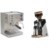 Lelit Elizabeth PL92T + Eureka Mignon Single Dose PRO, Chrome & Oak