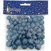 EverGreen Dekoračné guličky 100 ks tyrkysová pr. 1 cm 1,5 cm a 2 cm