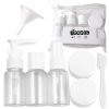 Paradox Cestovný set nádob a fľašiek na kozmetiku HOLIDAY / Biela