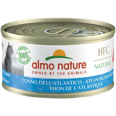 Almo Nature konzervy, 24 x 70 g - 20 + 4 zdarma - atlantický tuniak (24 x 70 g)
