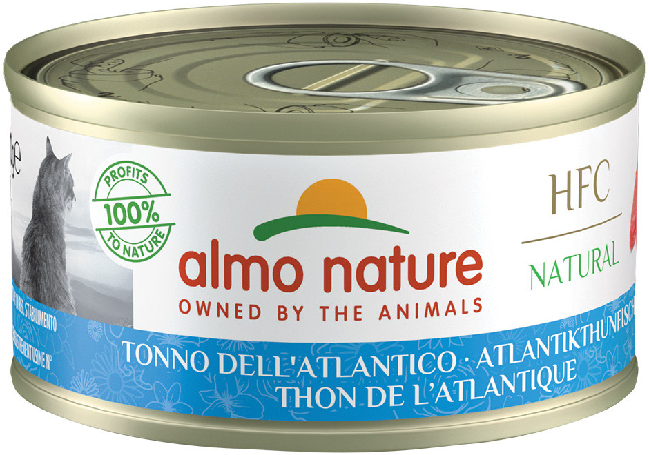 Almo Nature HFC Natural atlantický tuniak 12 x 70 g