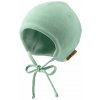 STERNTALER Čiapka na zaväzovanie jemný fleece podšitá zelená chlapec veľ. 41 cm - 4-5 m