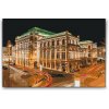 Vymalujsisam.sk Maľovanie podľa čísiel - Nočná Viedenská štátna opera Veľkosť: 40x60cm, Rám: Na kartónovej doske