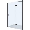 EBS Time Black Sprchové dvere 80 cm, pravé, matné čierne