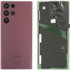 Zadný kryt batérie Samsung Galaxy S22 Ultra 5G S908 (Service Pack) burgundy