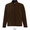 SOL´S RELAX / Pánska 3-vrstvová softshellová bunda - dark chocolate 4XL