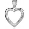 Olivie Strieborný prívesok SRDCE so zirkónmi 1606 Ag 925; ≤1,3 g.
