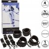 Calexotics - nocturnal bed restraints leather adjustable black