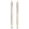 ferm LIVING Kónická sviečka DRYP 30 cm, sada 2 ks, teple šedá