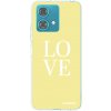 Picasee silikónový prehľadný obal pre Motorola Edge 40 Neo - Love