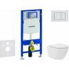 Geberit Duofix Set predstenovej inštalácie, kompaktného klozetu Oudee Vortex a dosky softclose, tlačidlo Sigma30, biela/biela mat SANI11CA3167