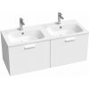 Ravak CHROME II skrinka pod dvojumývadlo 120 cm 120 x 49 x 47 cm biela X000001779