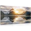 Obraz krásny východ slnka na Novom Zélande - 60x40