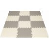 Springos Penové puzzle 118x90cm - Krémové, Sivé Springos