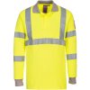 PORTWEST Polokošile Flame Resistant Anti-Static Hi-Vis FR77, dlouhý rukáv, reflexní POR-FR77YERS S Žlutá