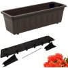 Plastkon produkt s.r.o. Samozavlažovací truhlík Gardenflor hnedý Dostupné veľkosti: 50cm