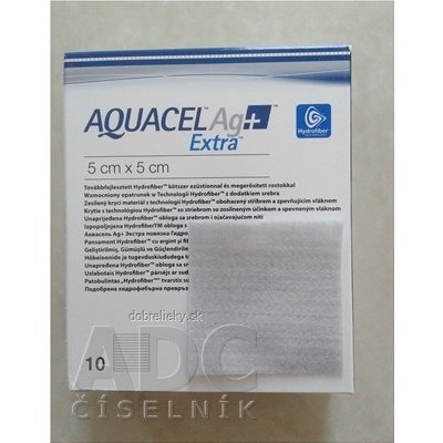 Aquacel AG -hydrofibre 5 x 5 cm 10 ks