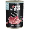 PAN MIĘSKO Mokré krmivo pre psov s bravčovým mäsom a diviakom 400 g