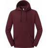 JERZEES 996M NUBLEND / Unisex mikina s kapucňou - maroon M