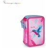 oxybag Trojradový školský peračník - prázdny - Kolibrík Ružový