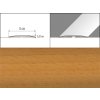 Prechodové lišty A71 - SAMOLEPIACE šírka 8 x výška 0,51 x dĺžka 100 cm - buk